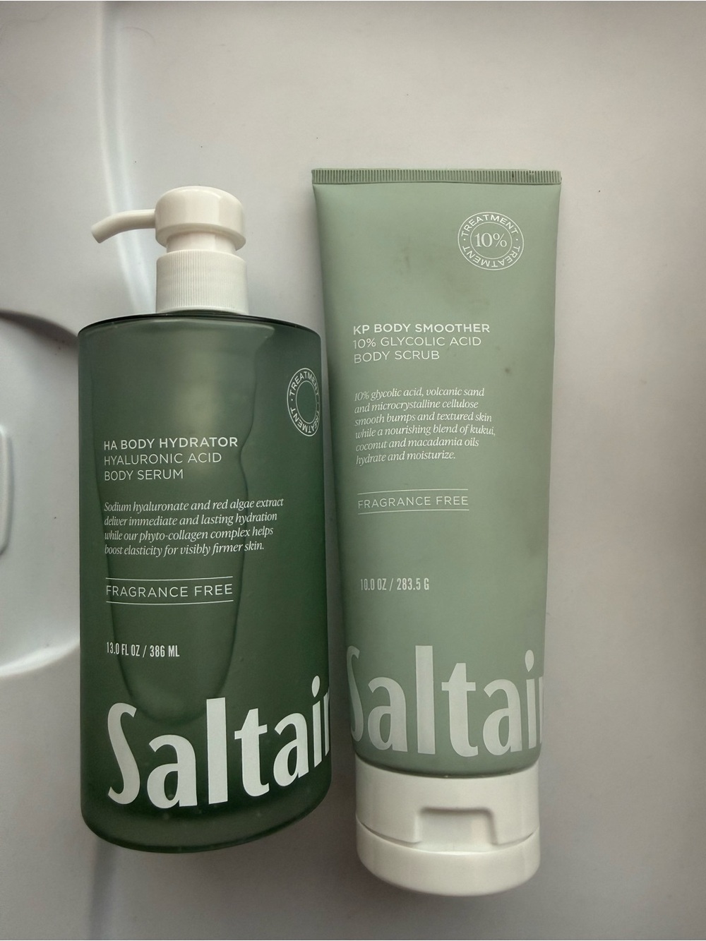 Saltair HA Body Hydrator & KP Body Smoother Set